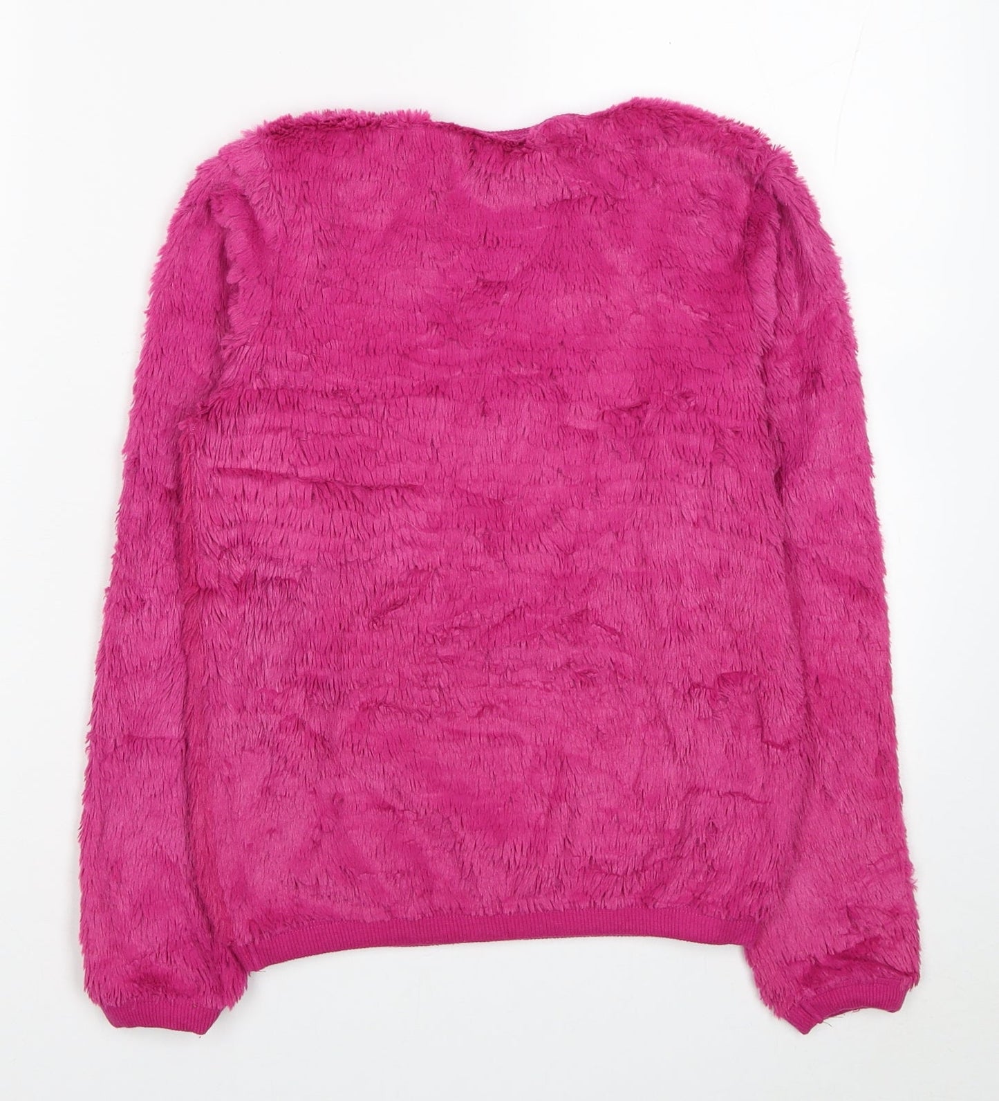Miss E-vie Girls Pink Polyester Pullover Sweatshirt Size 11-12 Years Pullover