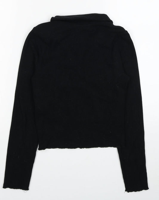 Womens UK Size 8 New Look Black Pullover Jumper