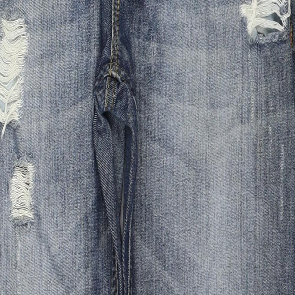 Mens UK Size 32 in People Regular Fit Straight Blue Jeans