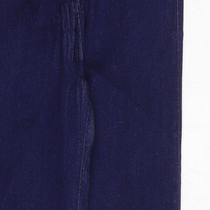 Replay Womens Blue Cotton Skinny Jeans Size 27 in L26 in Regular Zip