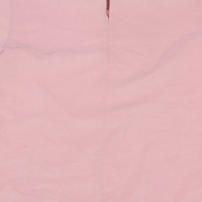 Womens UK Size 12 Daxon Pink Basic T-Shirt