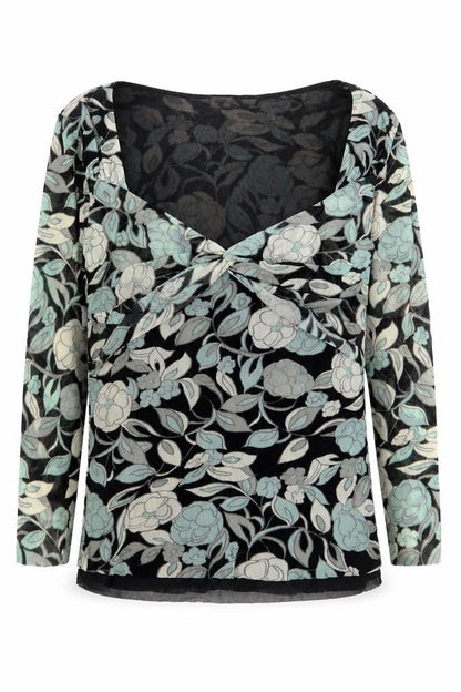 Womens UK Size M Preworn Green Basic Blouse