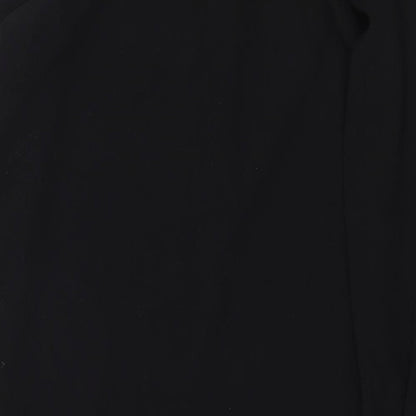 NEXT Womens Black Polyester Kaftan Size 8 V-Neck Pullover