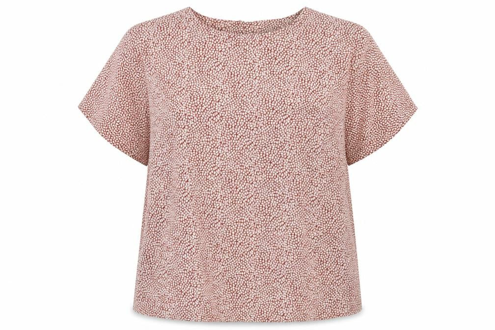 Womens UK Size 16 Debenhams Red Basic Blouse