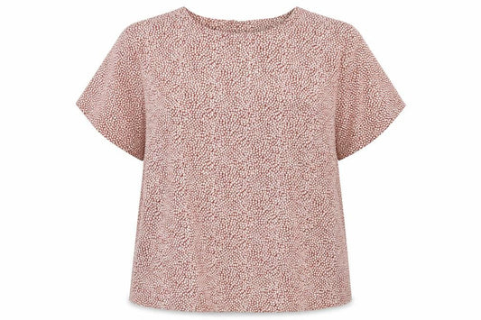 Womens UK Size 16 Debenhams Red Basic Blouse
