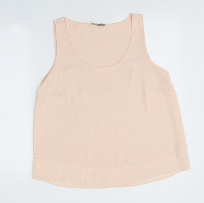 Womens UK Size 14 Marks and Spencer Pink Jersey Tank