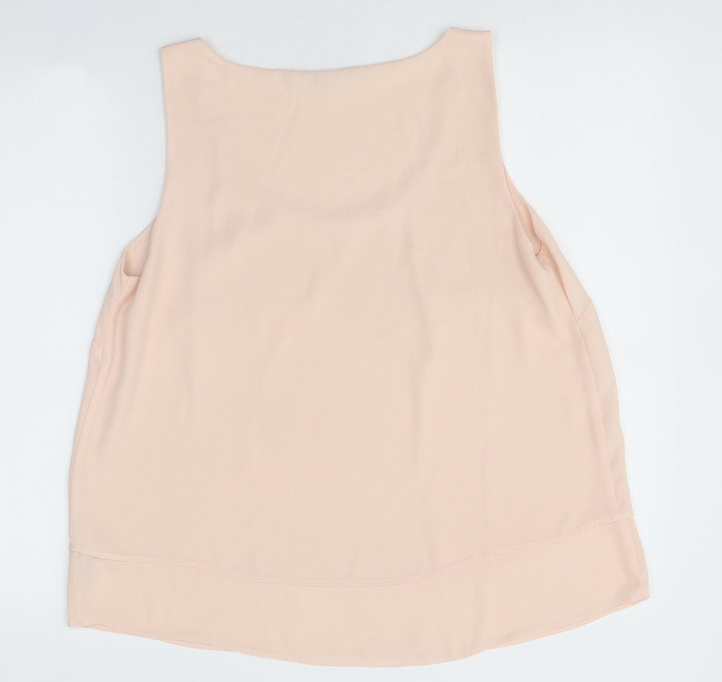 Womens UK Size 14 Marks and Spencer Pink Jersey Tank