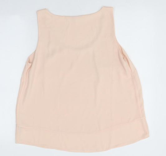 Womens UK Size 14 Marks and Spencer Pink Jersey Tank
