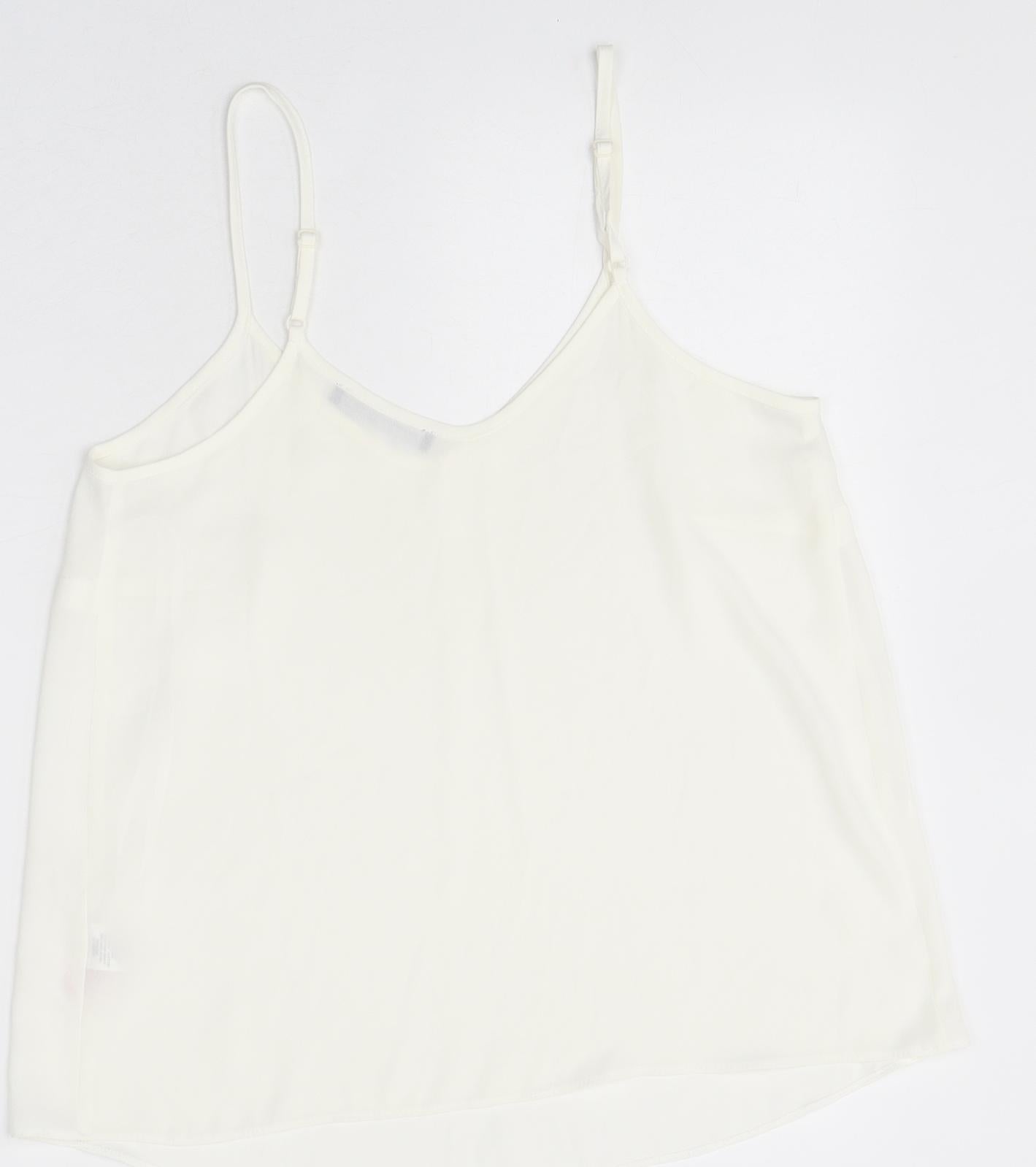 Womens UK Size 8 Atmopshere White Camisole Tank