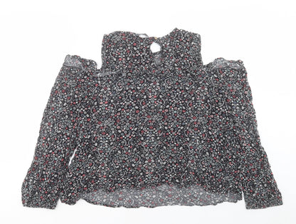 Womens UK Size 18 Dorothy Perkins Black Basic T-Shirt