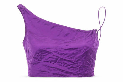Womens UK Size S Zara Purple Cropped Tank