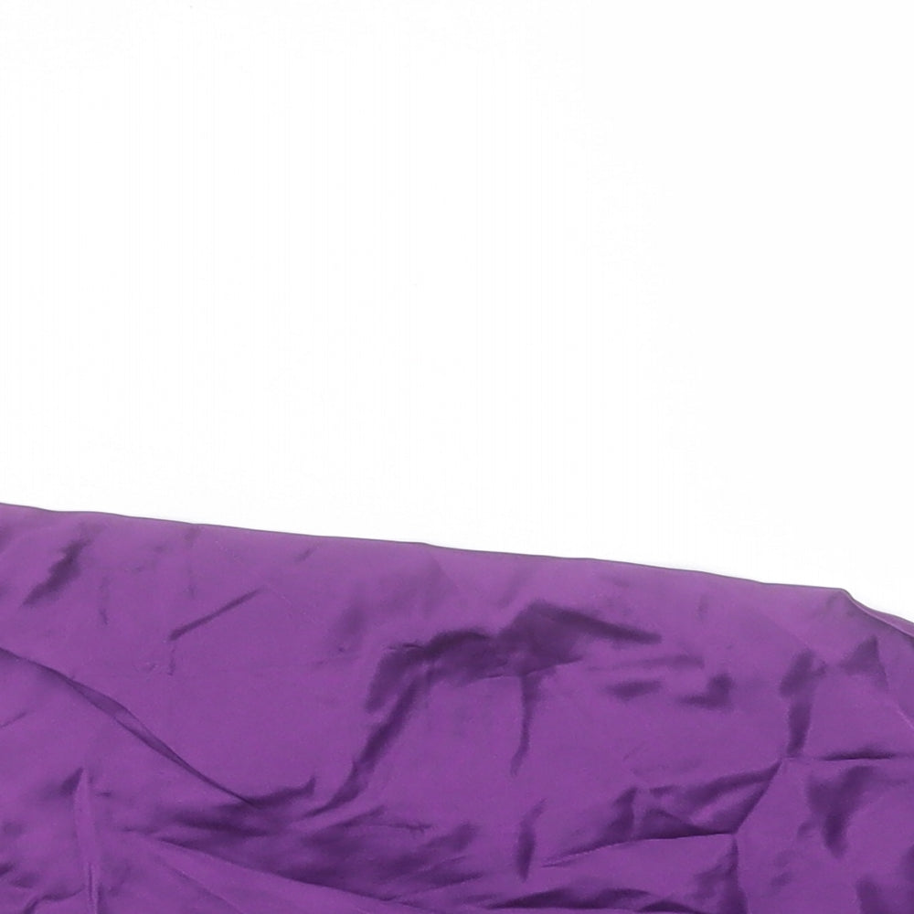 Womens UK Size S Zara Purple Cropped Tank