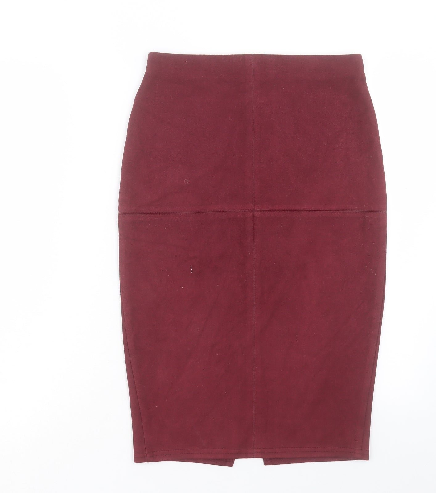 Womens UK Size 8 River Island Straight & Pencil Velour Skirt