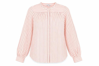 Womens UK Size 8 H&M Red Basic Button-Up