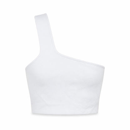 Womens UK Size S Zara White Cropped Tank
