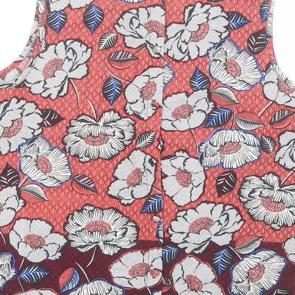 Womens UK Size 10 New Look Pink Basic Tank