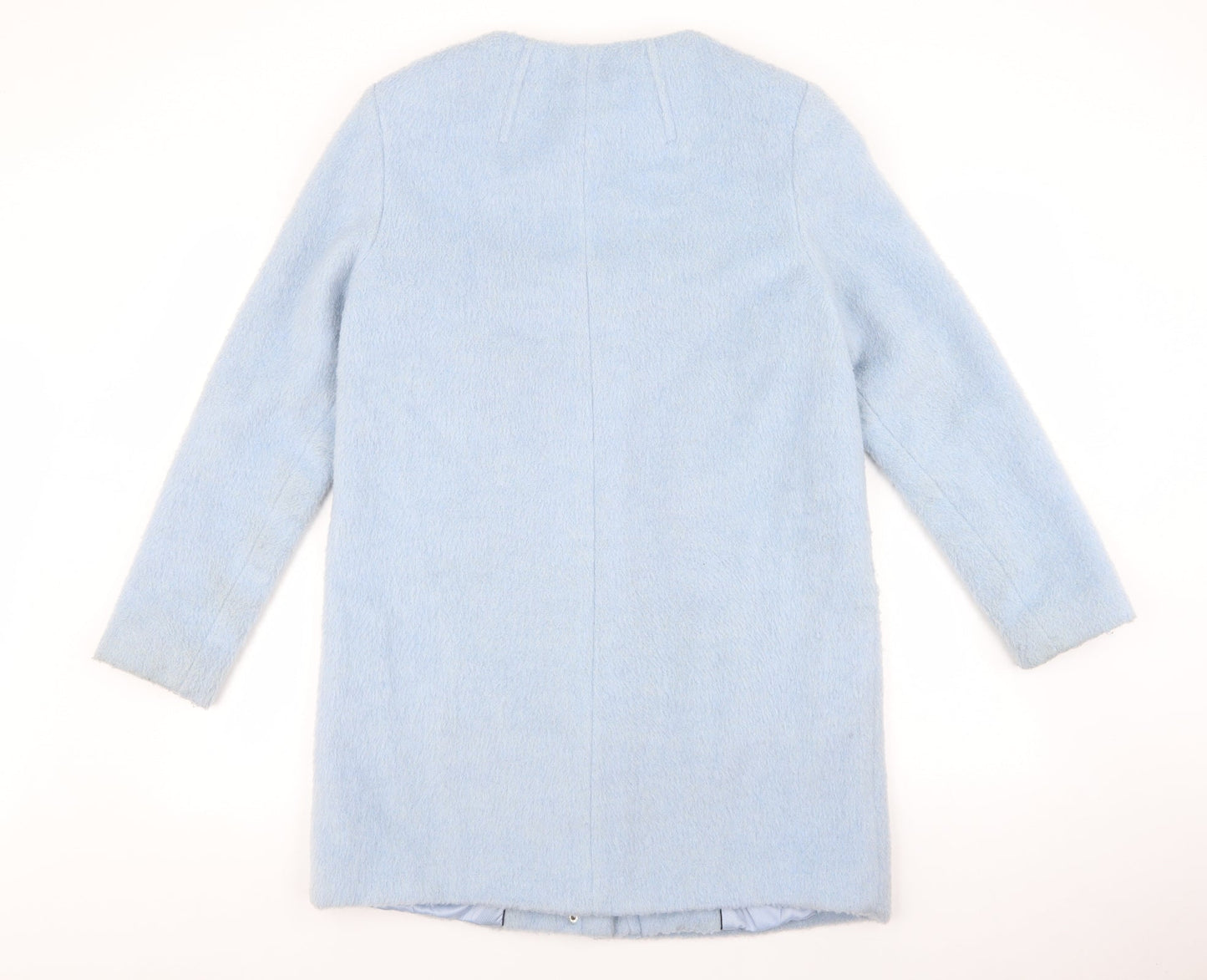 Womens UK Size 12 Marks and Spencer Blue Overcoat