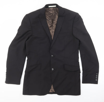 Mens UK Size 36 Burton Regular Black Suit Jacket