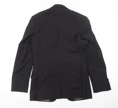 Mens UK Size 36 Burton Regular Black Suit Jacket