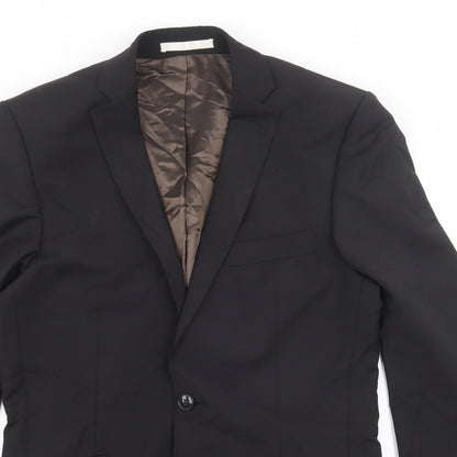 Mens UK Size 36 Burton Regular Black Suit Jacket