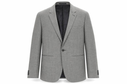 Mens UK Size 38 OneSix5ive Regular Grey Suit Jacket