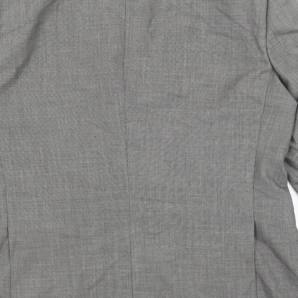 Mens UK Size 38 OneSix5ive Regular Grey Suit Jacket