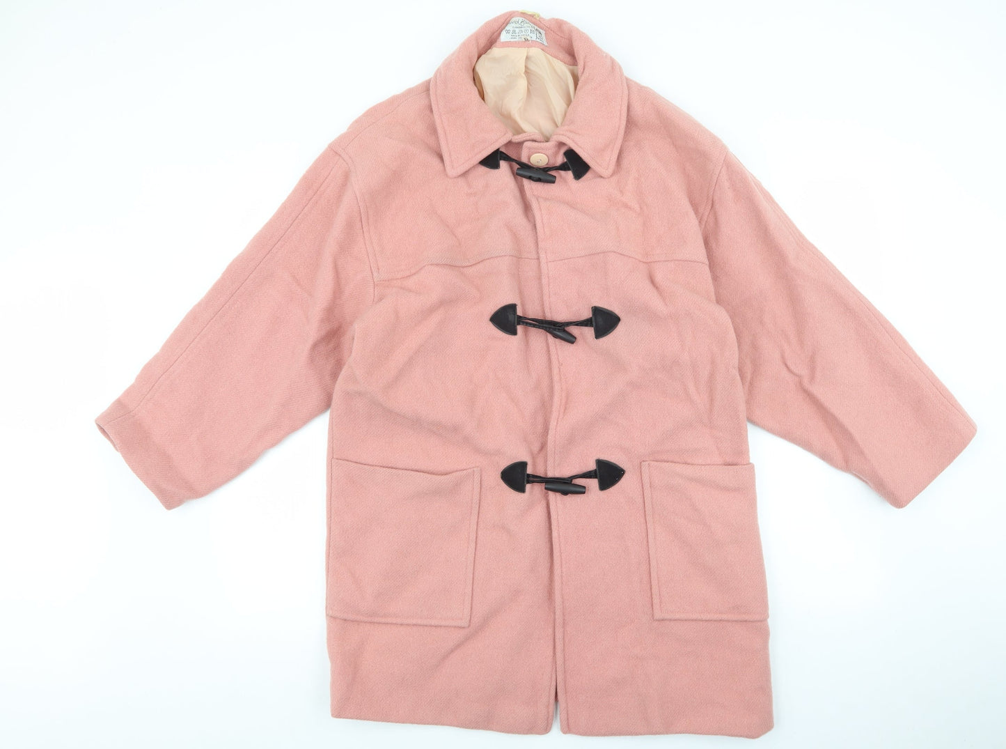 Womens UK Size 12 David Barry Pink Pea Coat