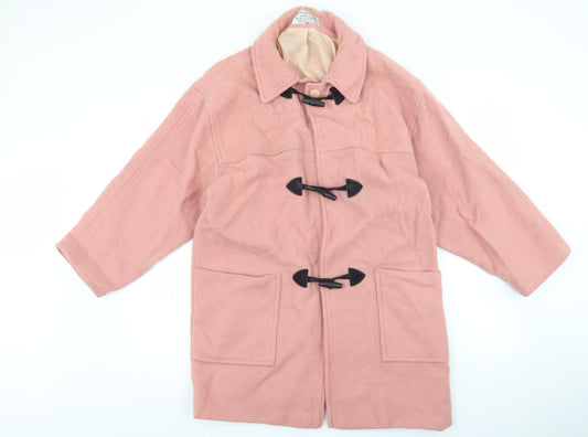 Womens UK Size 12 David Barry Pink Pea Coat