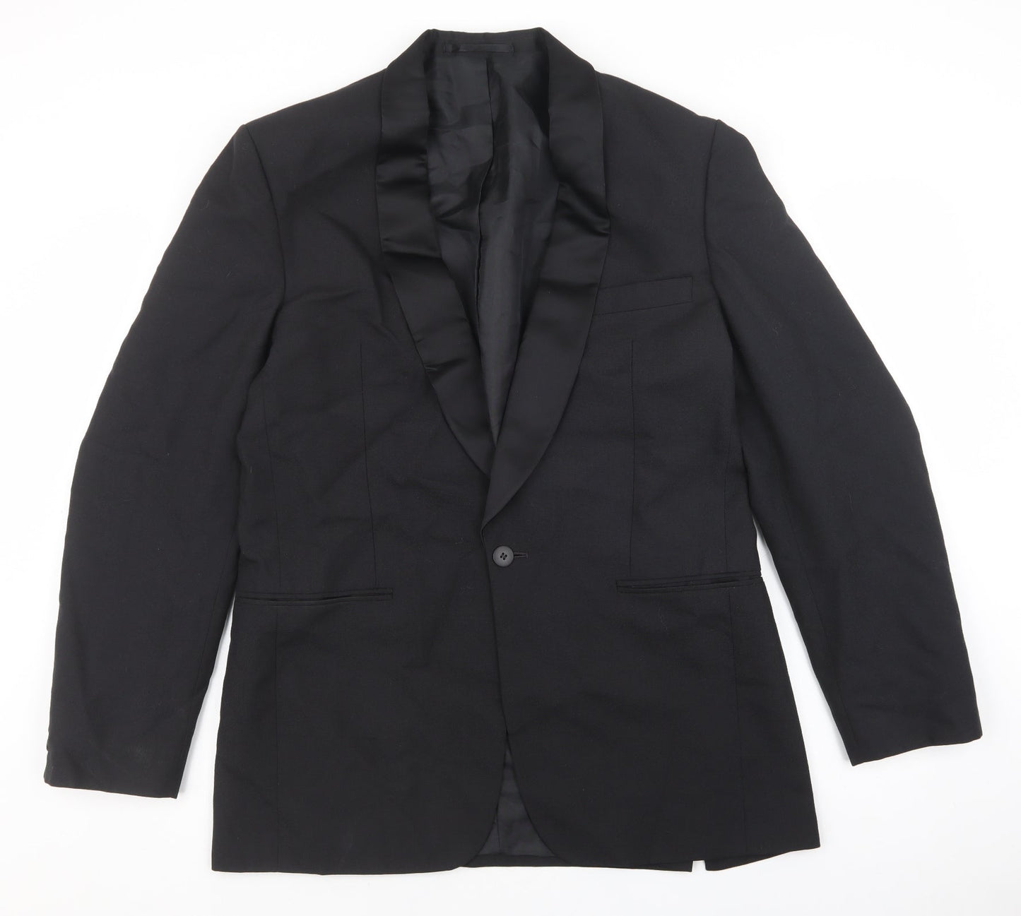 Mens UK Size 40 Canada Regular Black Suit Jacket