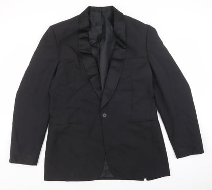 Mens UK Size 40 Canada Regular Black Suit Jacket