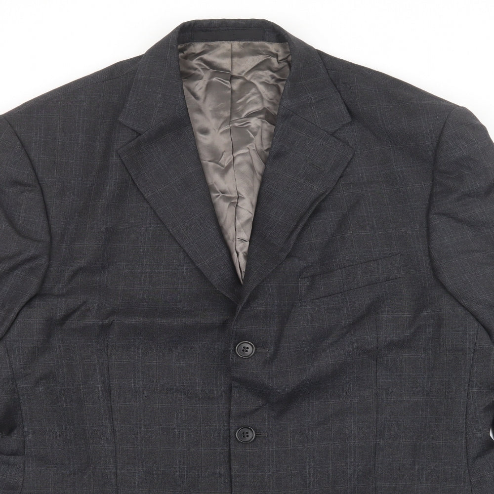 Mens UK Size 42 Marks and Spencer Regular Grey Suit Jacket