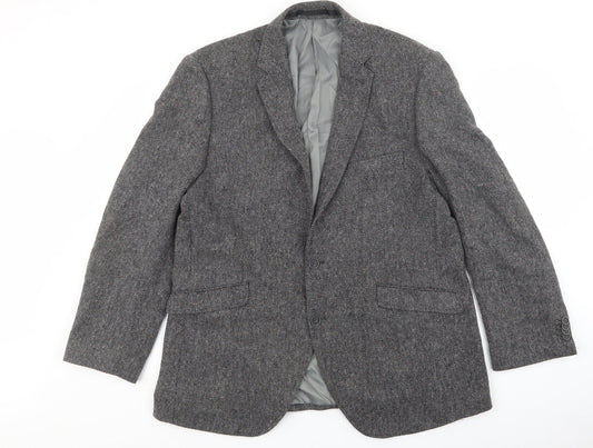 Mens UK Size  Brook Taverner Regular Grey Suit Jacket