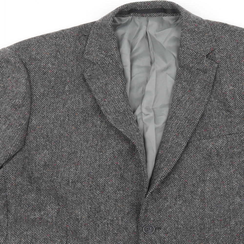 Mens UK Size  Brook Taverner Regular Grey Suit Jacket