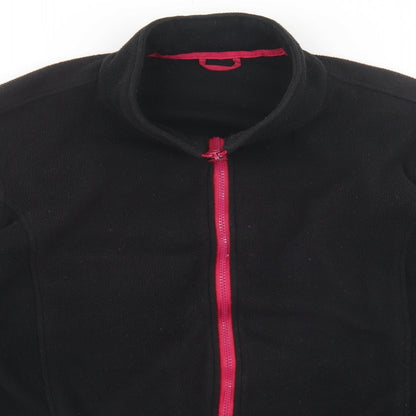 Womens UK Size L Preworn Black Quilted Coat