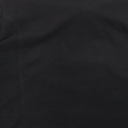 Womens UK Size L Preworn Black Quilted Coat