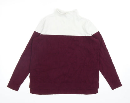 Womens UK Size 10 Marks and Spencer Purple Pullover Jumper