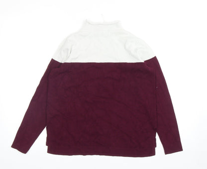 Womens UK Size 10 Marks and Spencer Purple Pullover Jumper