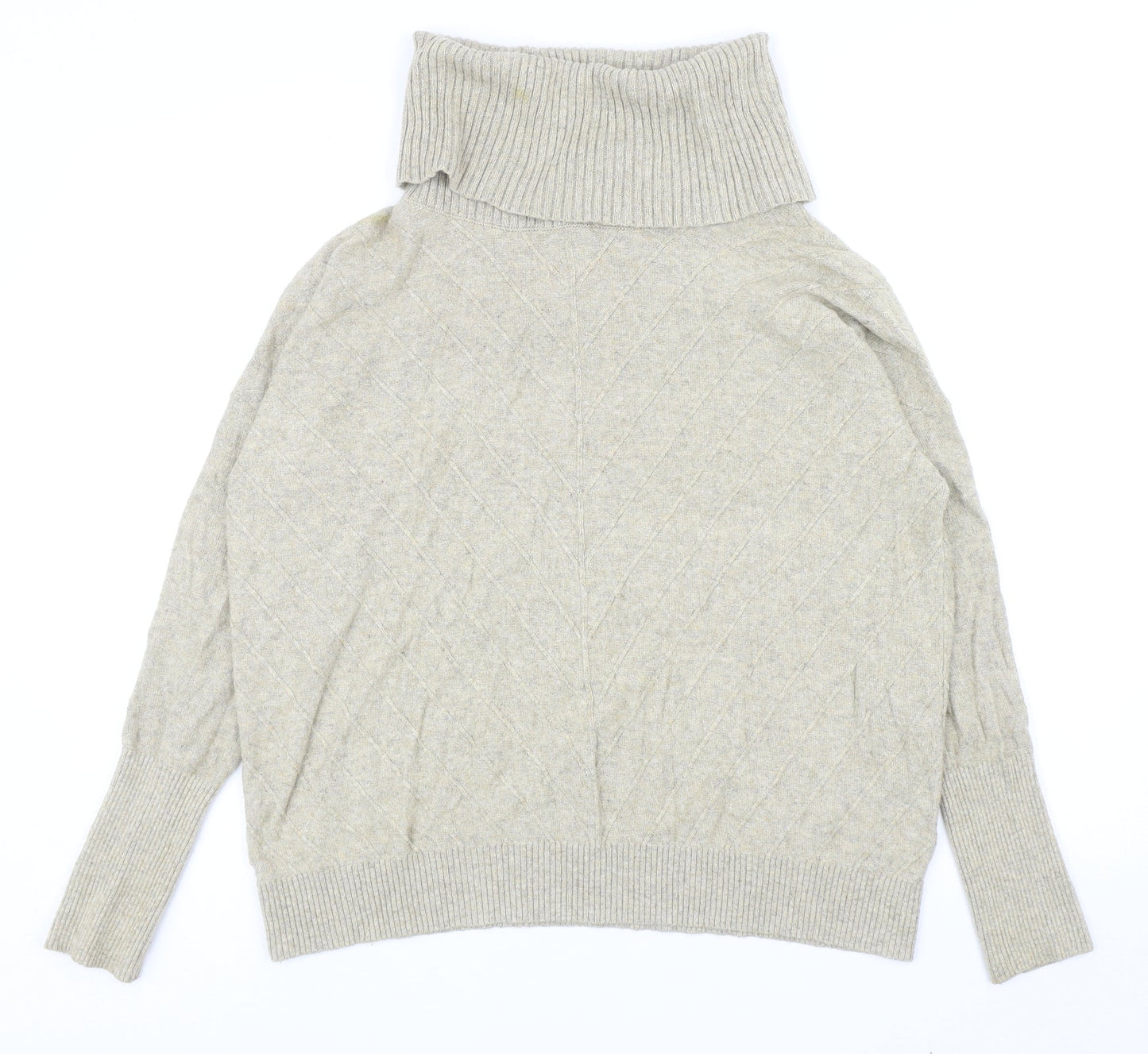 Womens UK Size 12 Principles Beige Pullover Jumper