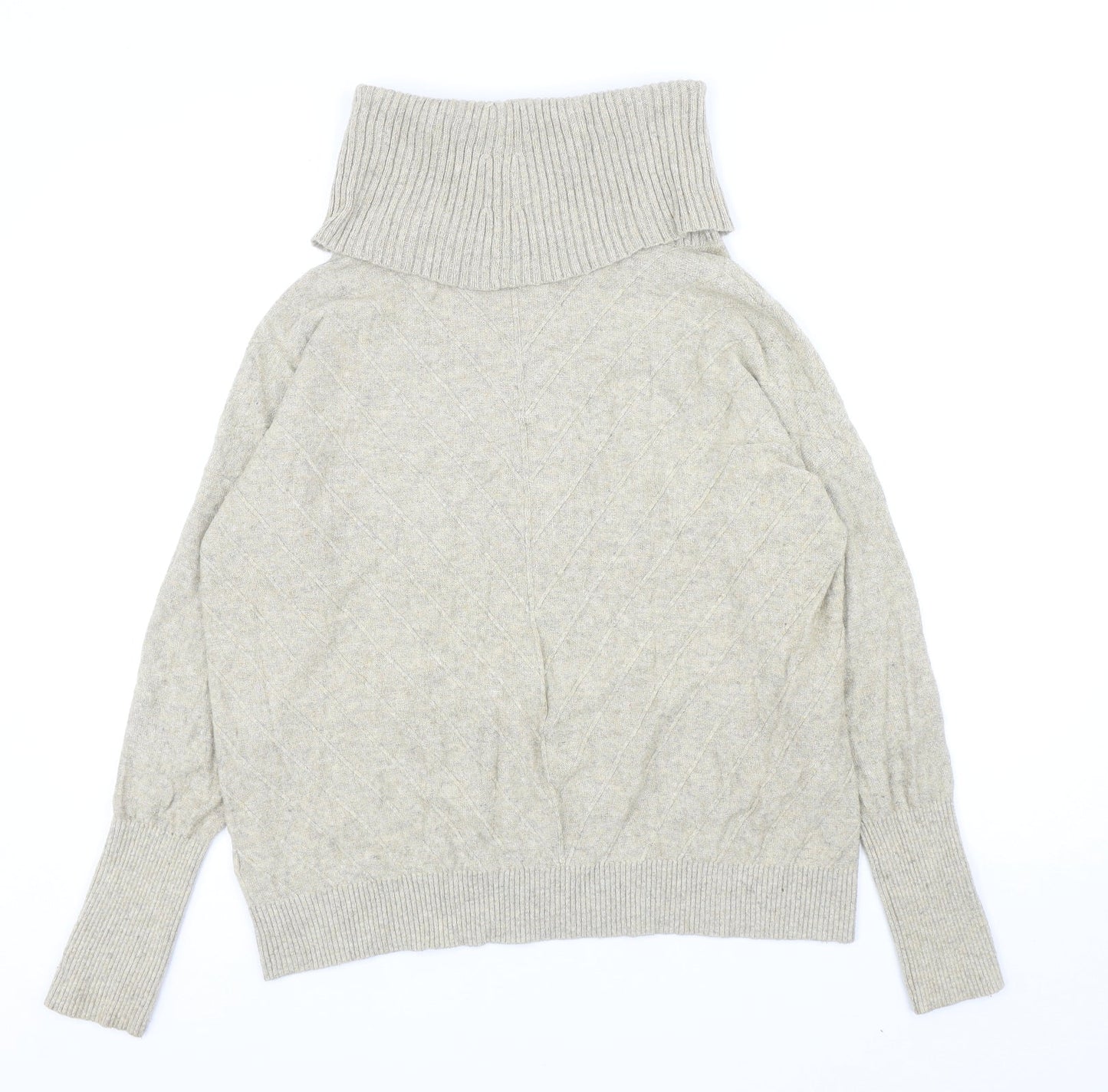 Womens UK Size 12 Principles Beige Pullover Jumper
