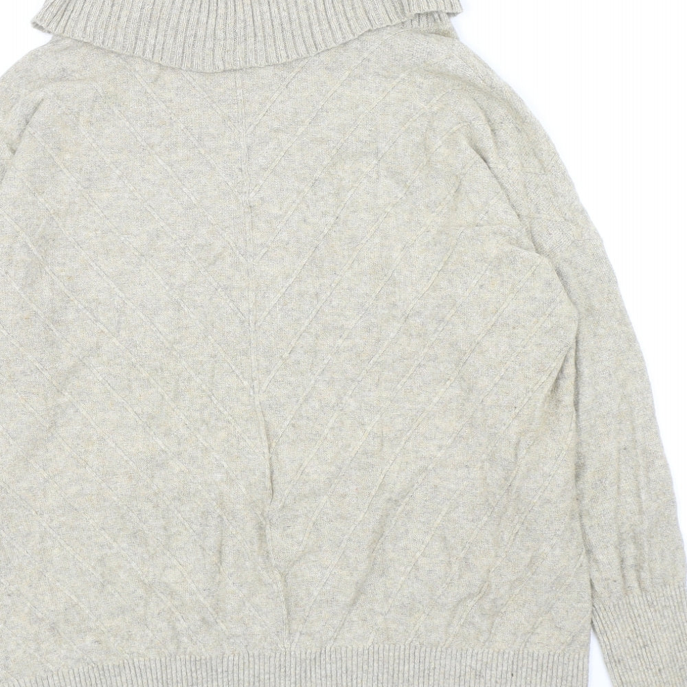 Womens UK Size 12 Principles Beige Pullover Jumper