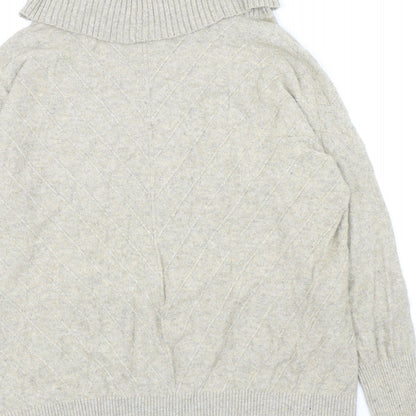 Womens UK Size 12 Principles Beige Pullover Jumper
