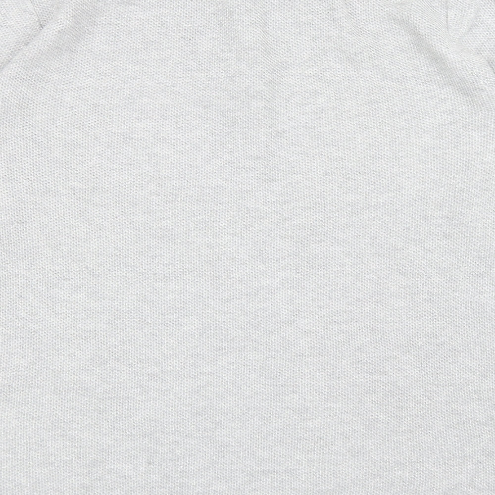 Womens UK Size M Yessica Grey Basic Polo