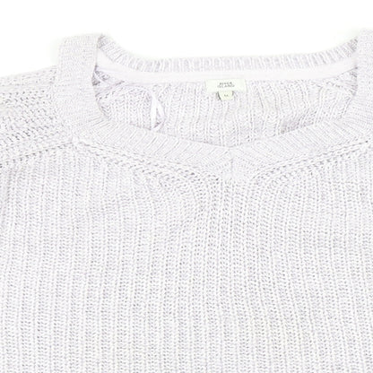 Womens UK Size M River Island Purple Pullover Jumper