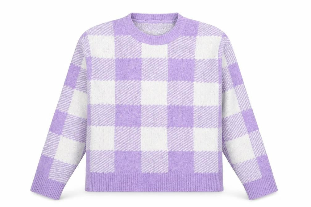 Womens UK Size XS Primark Purple Pullover Jumper