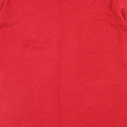 Womens UK Size XL Sunday Red Pullover Jumper
