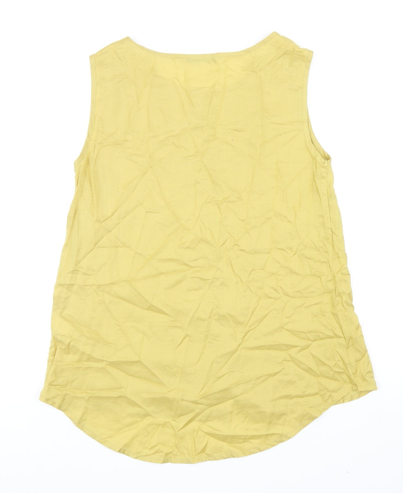 TU Womens Green Modal Basic Blouse Size 8 Boat Neck