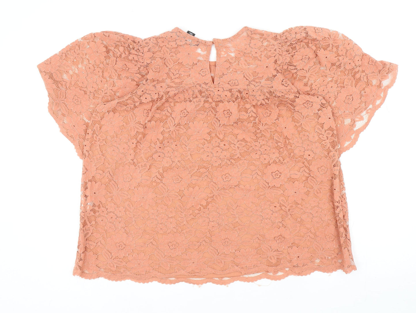 Womens UK Size 12 New Look Orange Basic Blouse