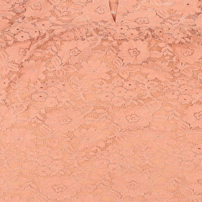 Womens UK Size 12 New Look Orange Basic Blouse