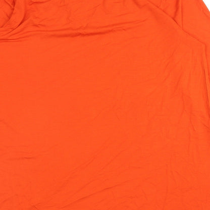 Womens UK Size M Masai Orange Basic T-Shirt