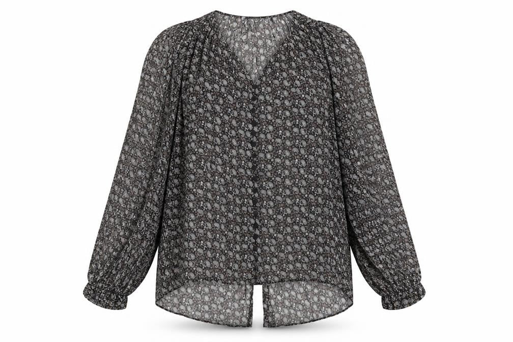 Womens UK Size S Zara Multicoloured Basic Blouse